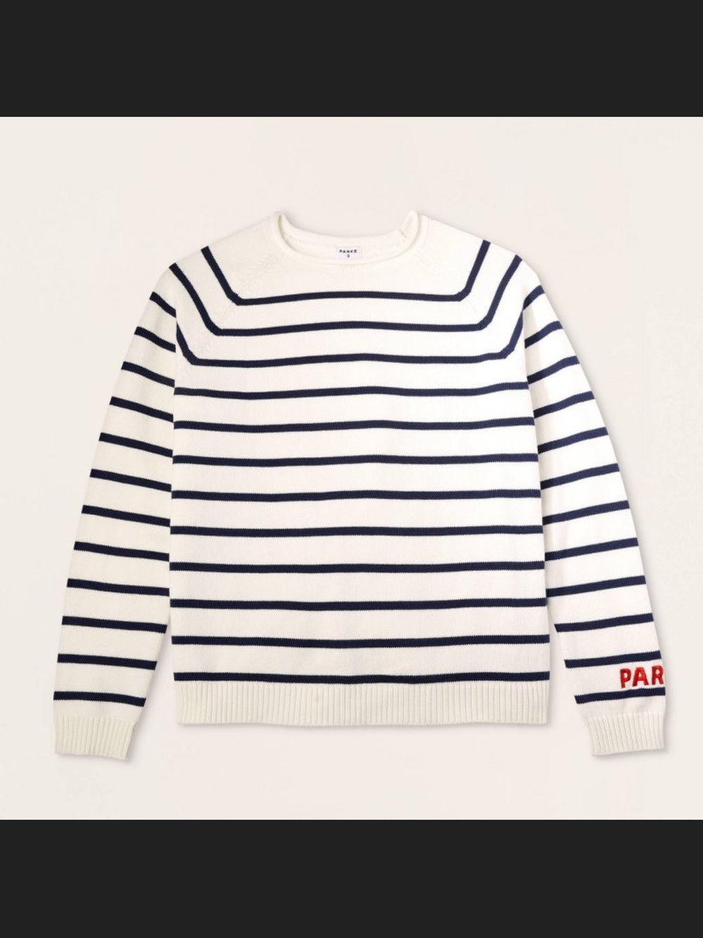 Women's Rollneck Striped Pullover
Sweater - Parke × Target Navy Blue Striped
M